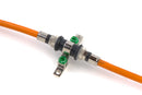 Times Fiber RG6 Orange Underground T6TQP77-FE Coaxial Cable - 1000ft
