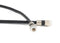 Black RG6 Digital Coaxial Cable with Outdoor Metal Compression F-Connectors
