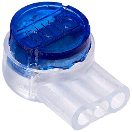 UR2 Wire Connector IDC Butt Connector Blue - 100 pack