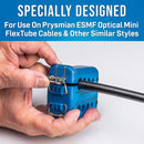 Jonard Tools Miniflex Tube Fiber Optic Cable Slit and Ring Tool (5.8 mm - 12 mm)