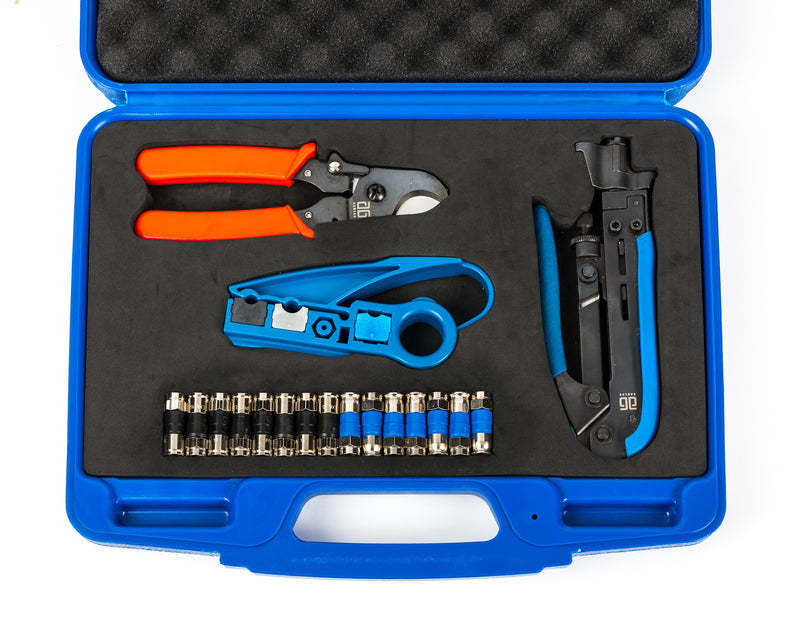 AG Cables Compression Tool Kit - Model 548A