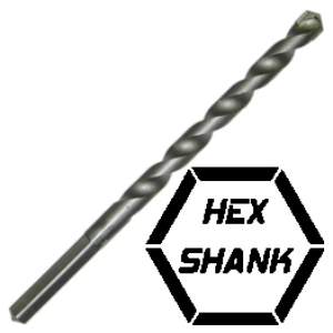 Galaxy Hammer Drill Bit 3/8'' x 24'' Hex Shank