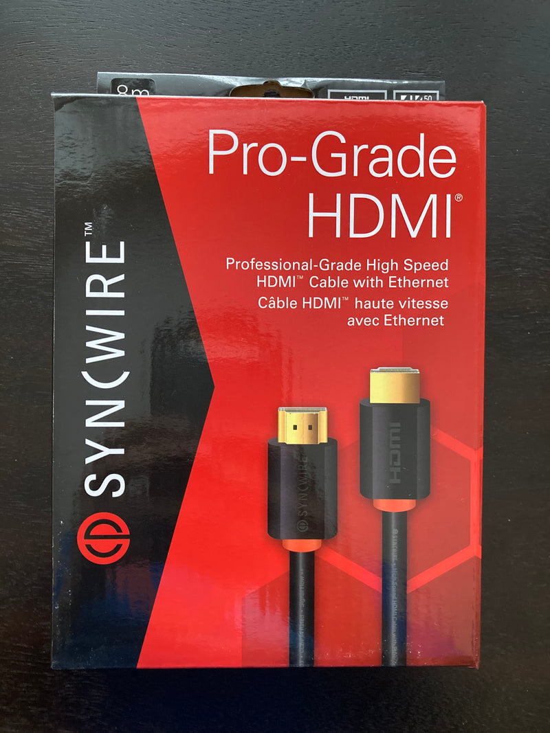 SYNCWIRE Pro-Grade High Speed HDMI Cable W/ Ethernet - 15M / 49 FT